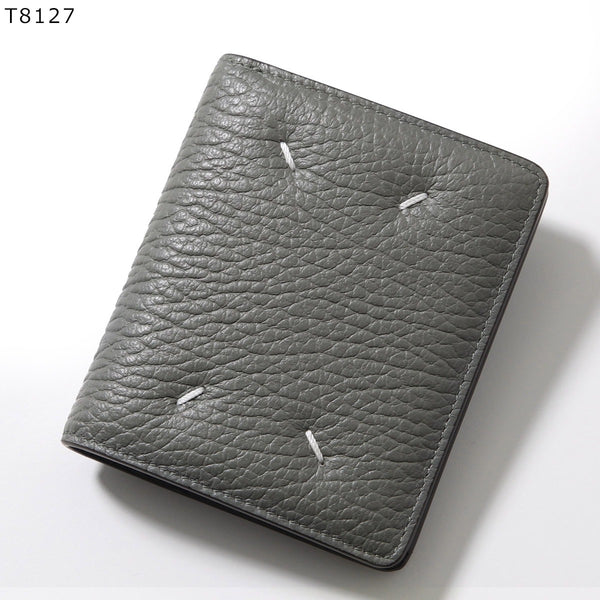 【年に１度の大感謝セール開催中です！】【大幅割引実施中！】★Maison Margiela メゾンマルジェラ 二つ折り財布 S56UI0140 P4455 レディース レザー スモール ミニ財布 カラー11色